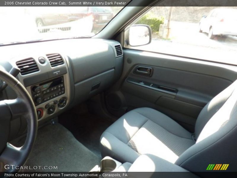 Summit White / Very Dark Pewter 2006 Chevrolet Colorado Crew Cab