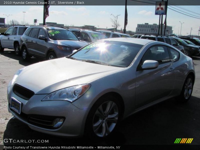 Silverstone / Black 2010 Hyundai Genesis Coupe 2.0T