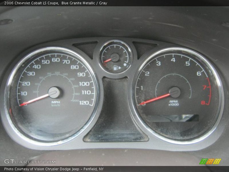Blue Granite Metallic / Gray 2006 Chevrolet Cobalt LS Coupe