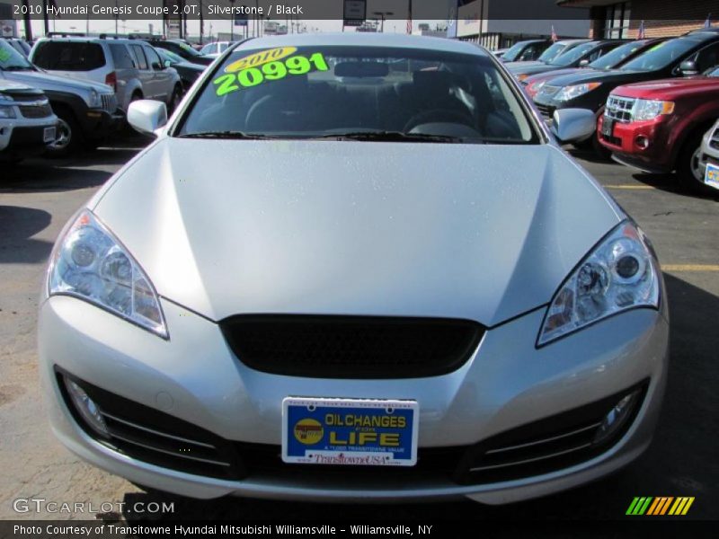 Silverstone / Black 2010 Hyundai Genesis Coupe 2.0T