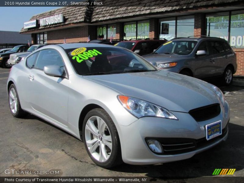 Silverstone / Black 2010 Hyundai Genesis Coupe 2.0T