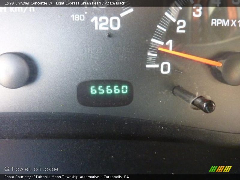 Light Cypress Green Pearl / Agate Black 1999 Chrysler Concorde LX