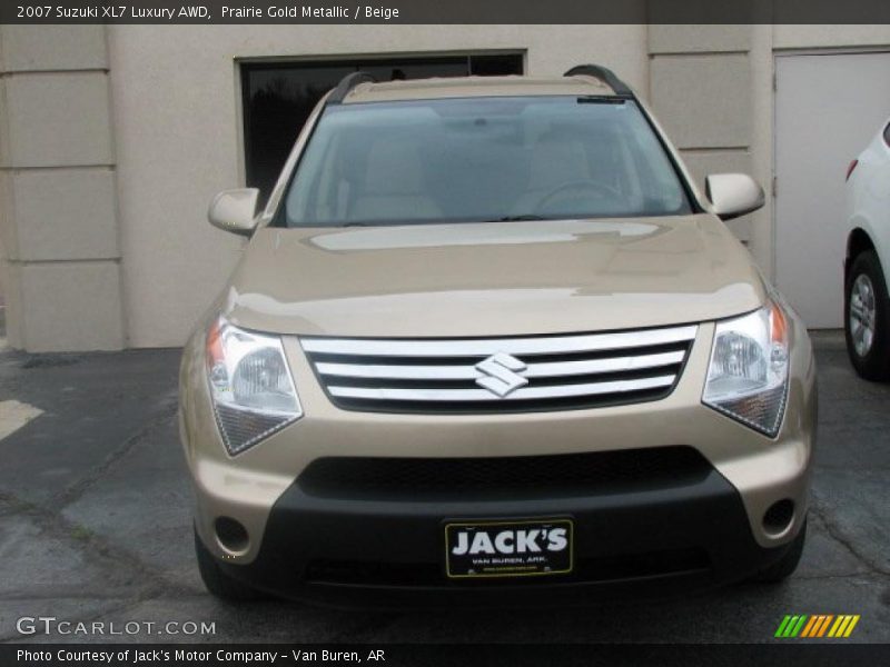 Prairie Gold Metallic / Beige 2007 Suzuki XL7 Luxury AWD