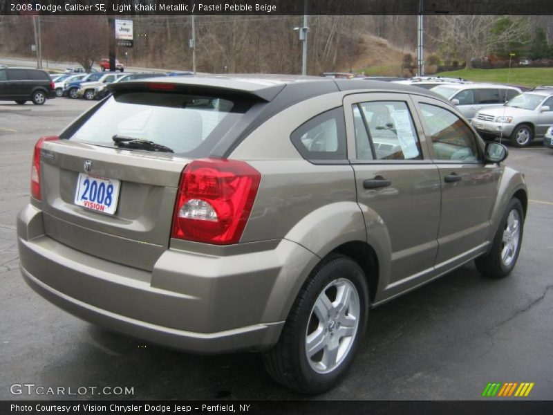 Light Khaki Metallic / Pastel Pebble Beige 2008 Dodge Caliber SE