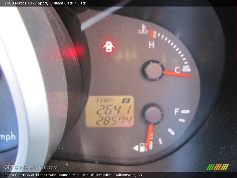 Brilliant Black / Black 2008 Mazda CX-7 Sport