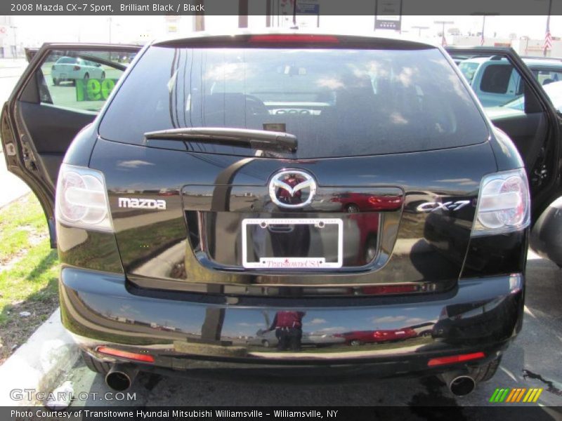 Brilliant Black / Black 2008 Mazda CX-7 Sport