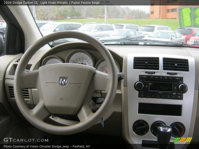 Light Khaki Metallic / Pastel Pebble Beige 2008 Dodge Caliber SE