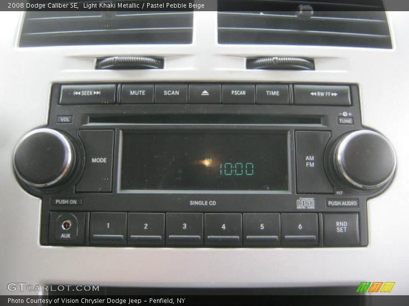 Light Khaki Metallic / Pastel Pebble Beige 2008 Dodge Caliber SE