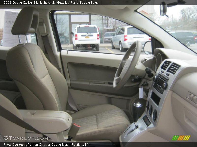 Light Khaki Metallic / Pastel Pebble Beige 2008 Dodge Caliber SE