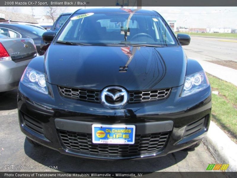 Brilliant Black / Black 2008 Mazda CX-7 Sport