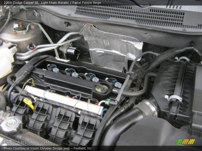 Light Khaki Metallic / Pastel Pebble Beige 2008 Dodge Caliber SE