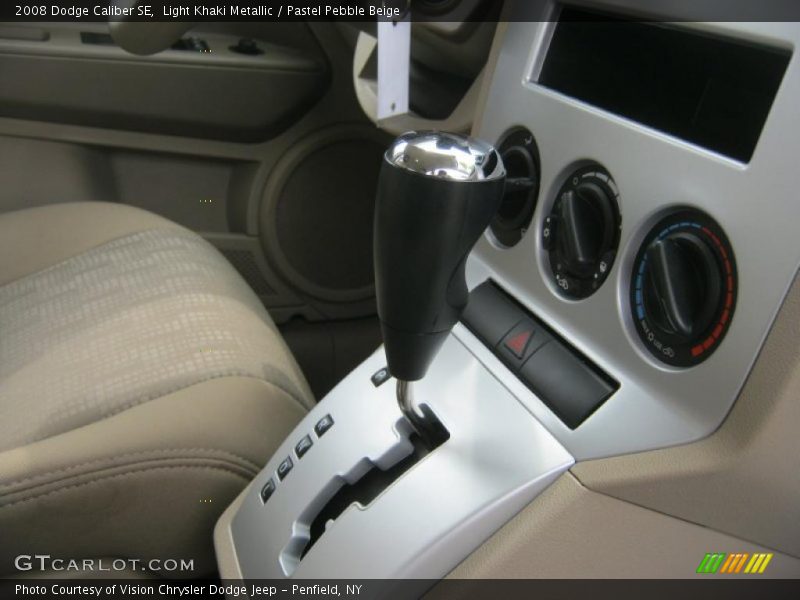 Light Khaki Metallic / Pastel Pebble Beige 2008 Dodge Caliber SE