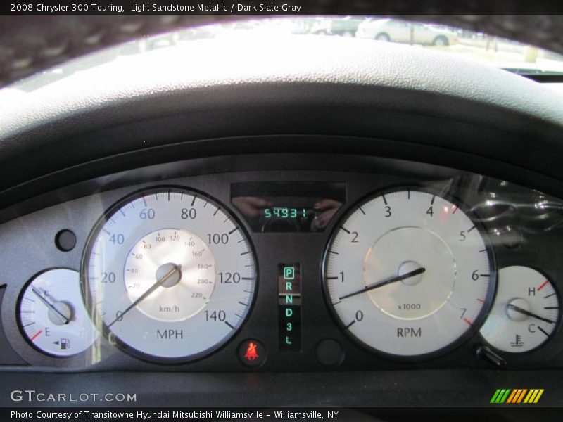 Light Sandstone Metallic / Dark Slate Gray 2008 Chrysler 300 Touring
