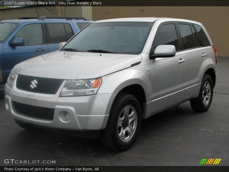 Silky Silver Metallic / Black 2007 Suzuki Grand Vitara 4x4