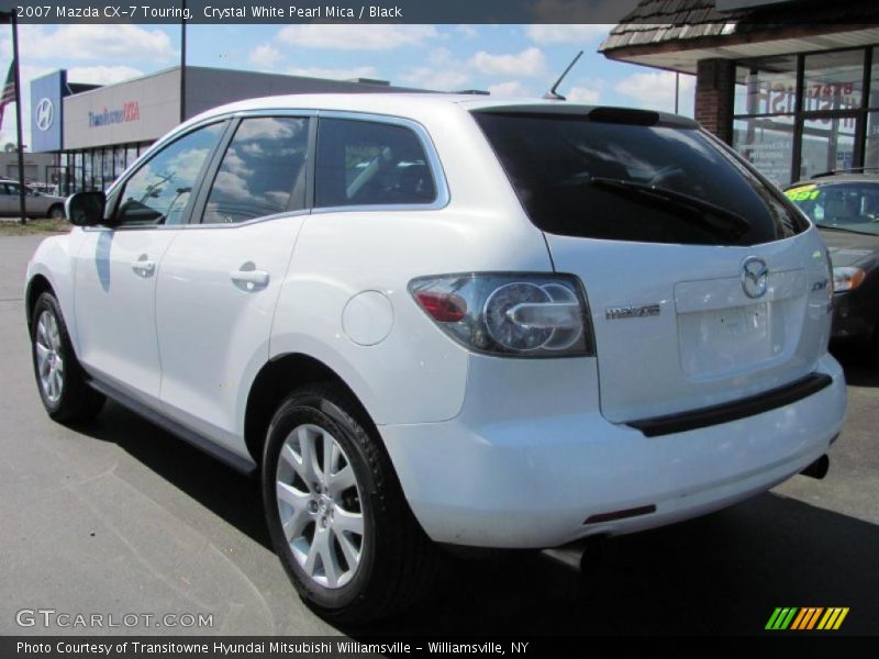 Crystal White Pearl Mica / Black 2007 Mazda CX-7 Touring