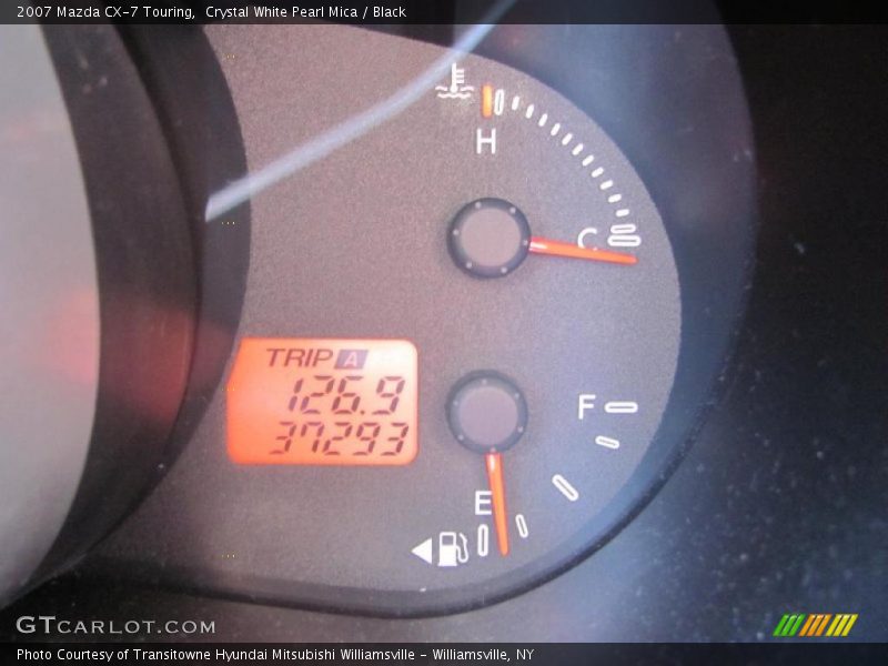 Crystal White Pearl Mica / Black 2007 Mazda CX-7 Touring