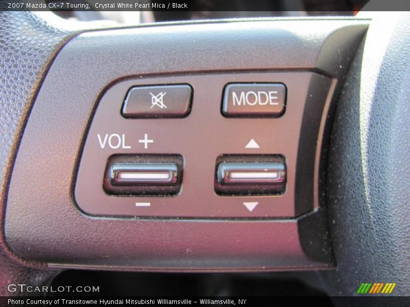 Crystal White Pearl Mica / Black 2007 Mazda CX-7 Touring