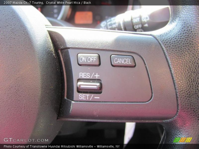 Crystal White Pearl Mica / Black 2007 Mazda CX-7 Touring
