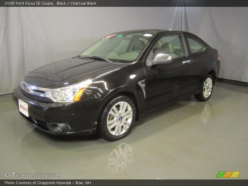 Black / Charcoal Black 2008 Ford Focus SE Coupe