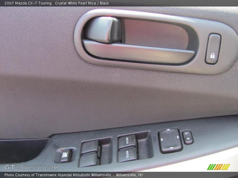 Crystal White Pearl Mica / Black 2007 Mazda CX-7 Touring