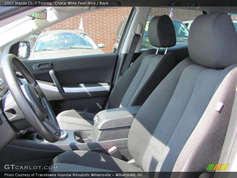 Crystal White Pearl Mica / Black 2007 Mazda CX-7 Touring