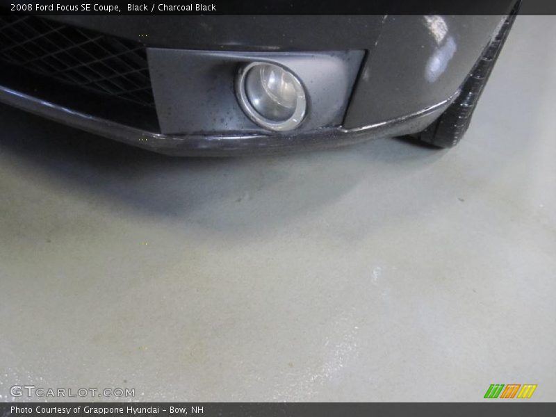 Black / Charcoal Black 2008 Ford Focus SE Coupe