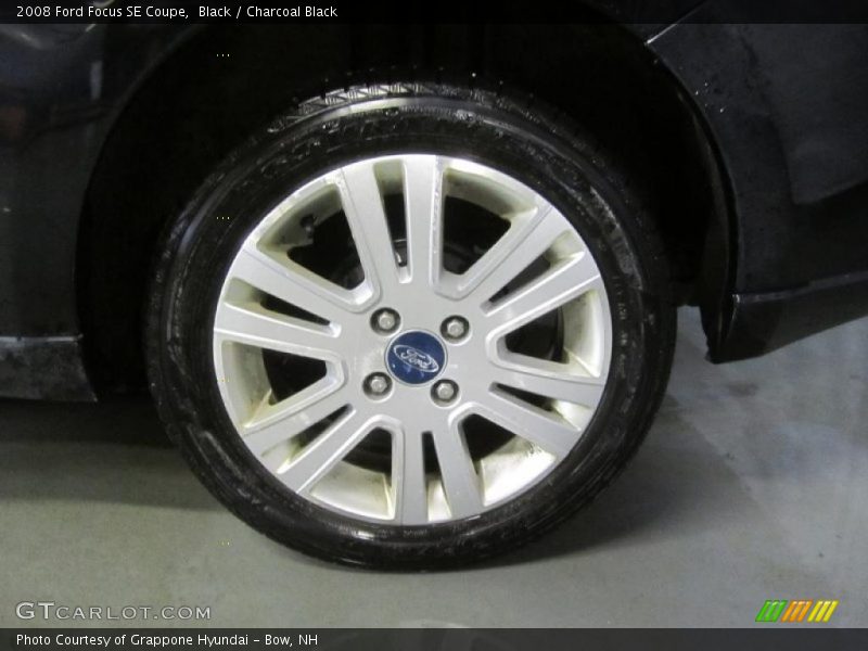 Black / Charcoal Black 2008 Ford Focus SE Coupe