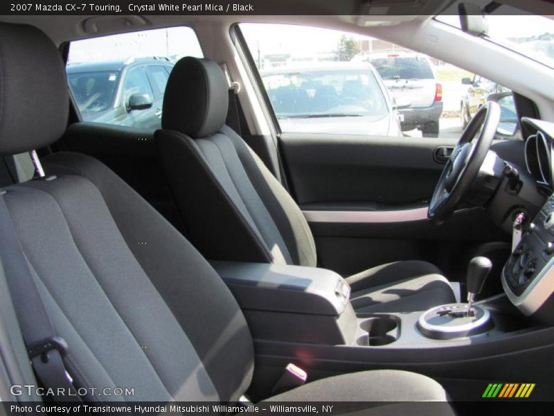 Crystal White Pearl Mica / Black 2007 Mazda CX-7 Touring