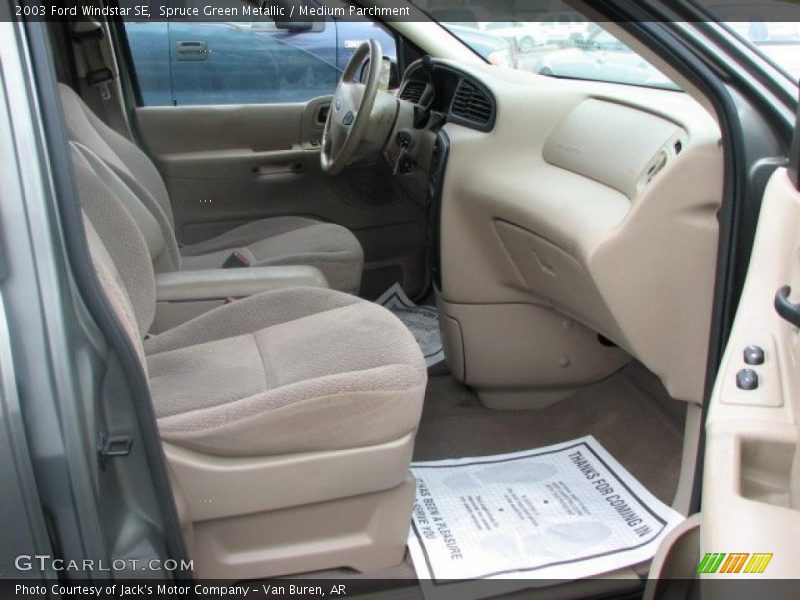 Spruce Green Metallic / Medium Parchment 2003 Ford Windstar SE