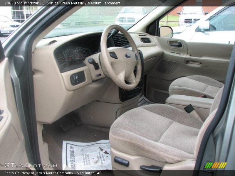 Spruce Green Metallic / Medium Parchment 2003 Ford Windstar SE