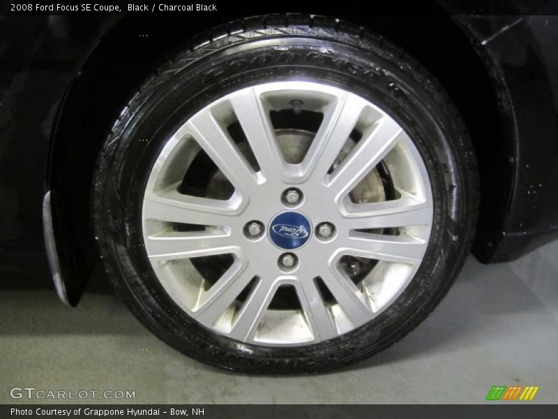 Black / Charcoal Black 2008 Ford Focus SE Coupe