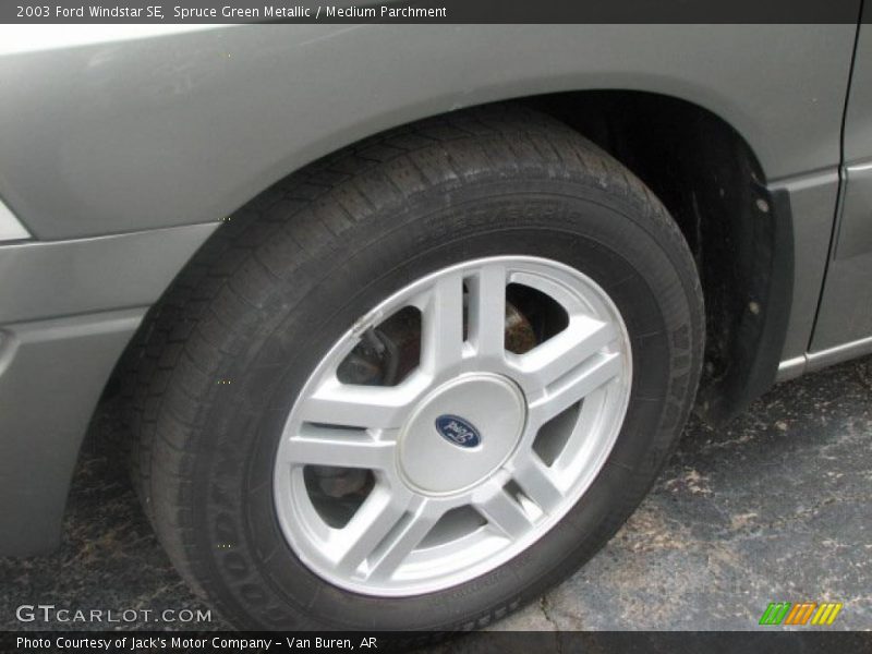 Spruce Green Metallic / Medium Parchment 2003 Ford Windstar SE