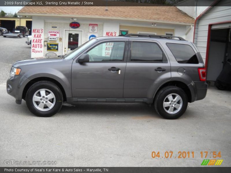 Sterling Grey Metallic / Stone 2009 Ford Escape XLS