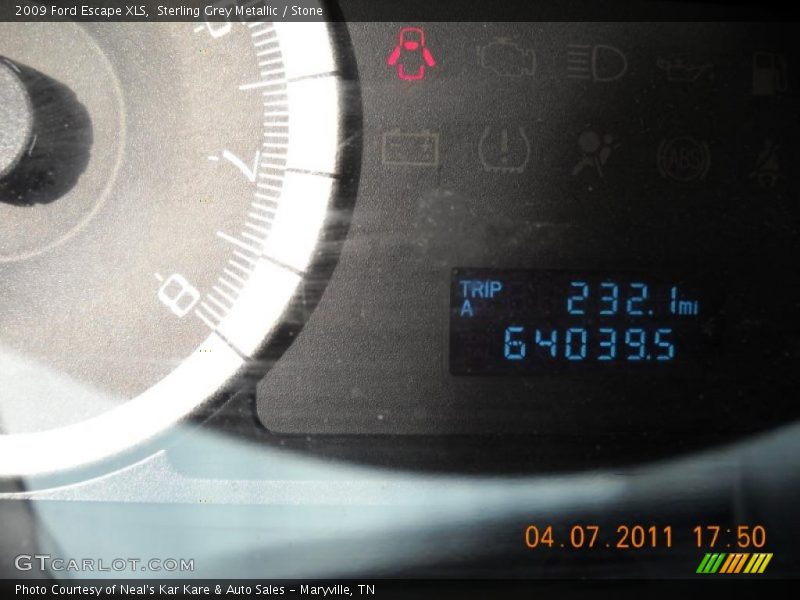 Sterling Grey Metallic / Stone 2009 Ford Escape XLS