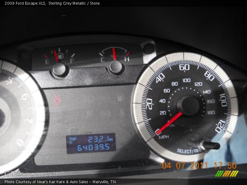 Sterling Grey Metallic / Stone 2009 Ford Escape XLS