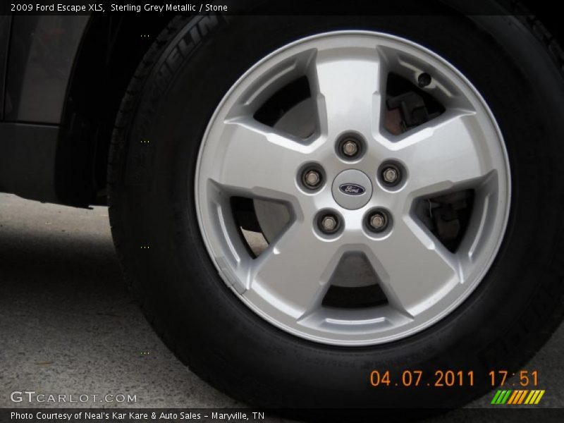 Sterling Grey Metallic / Stone 2009 Ford Escape XLS