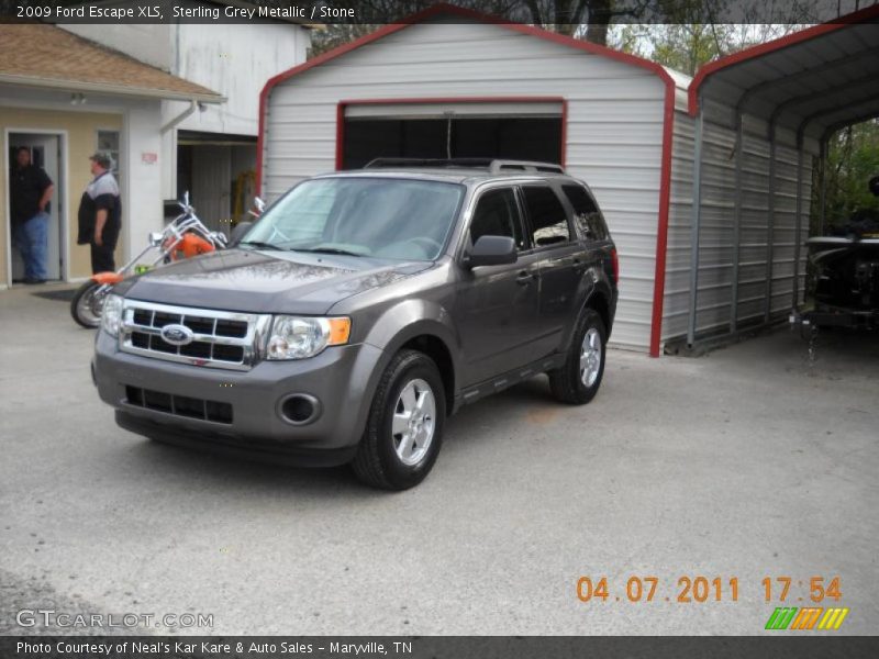 Sterling Grey Metallic / Stone 2009 Ford Escape XLS