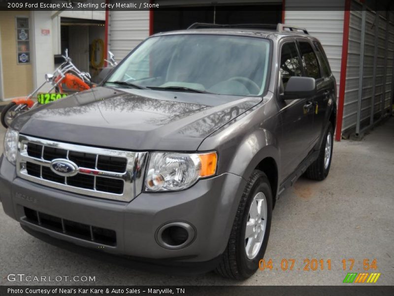 Sterling Grey Metallic / Stone 2009 Ford Escape XLS