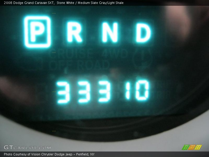 Stone White / Medium Slate Gray/Light Shale 2008 Dodge Grand Caravan SXT