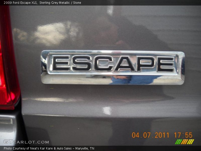 Sterling Grey Metallic / Stone 2009 Ford Escape XLS