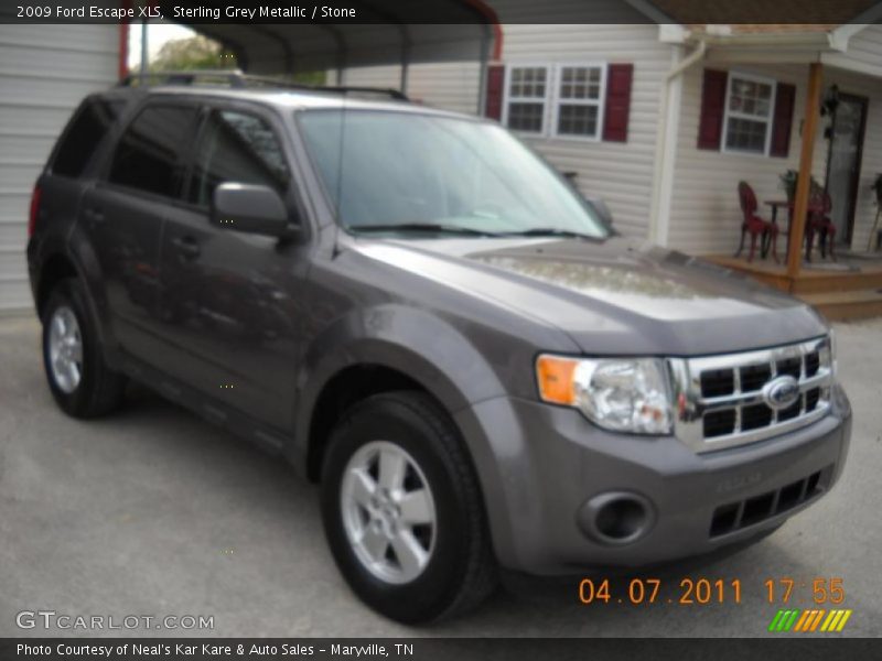 Sterling Grey Metallic / Stone 2009 Ford Escape XLS