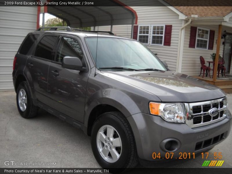 Sterling Grey Metallic / Stone 2009 Ford Escape XLS