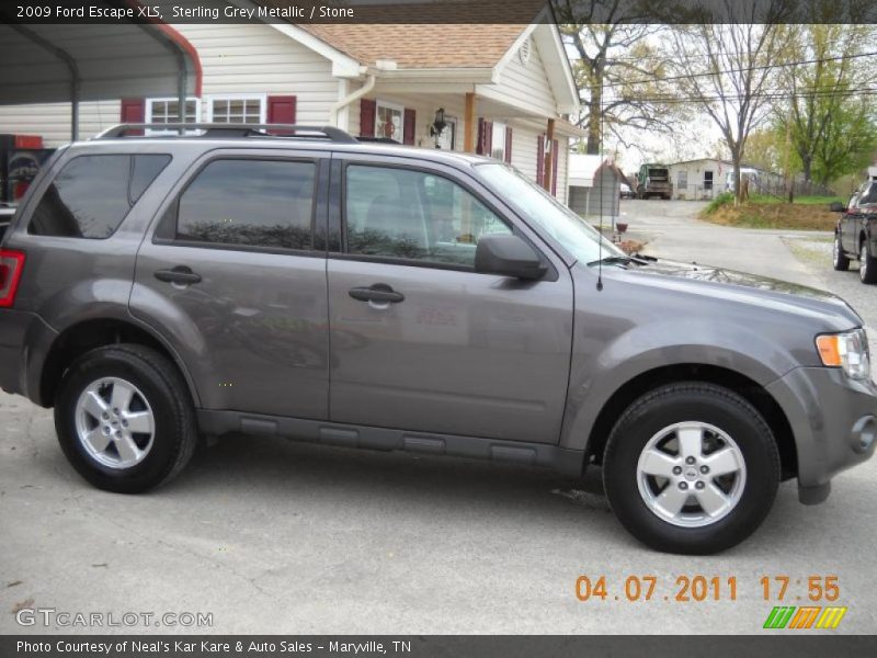 Sterling Grey Metallic / Stone 2009 Ford Escape XLS
