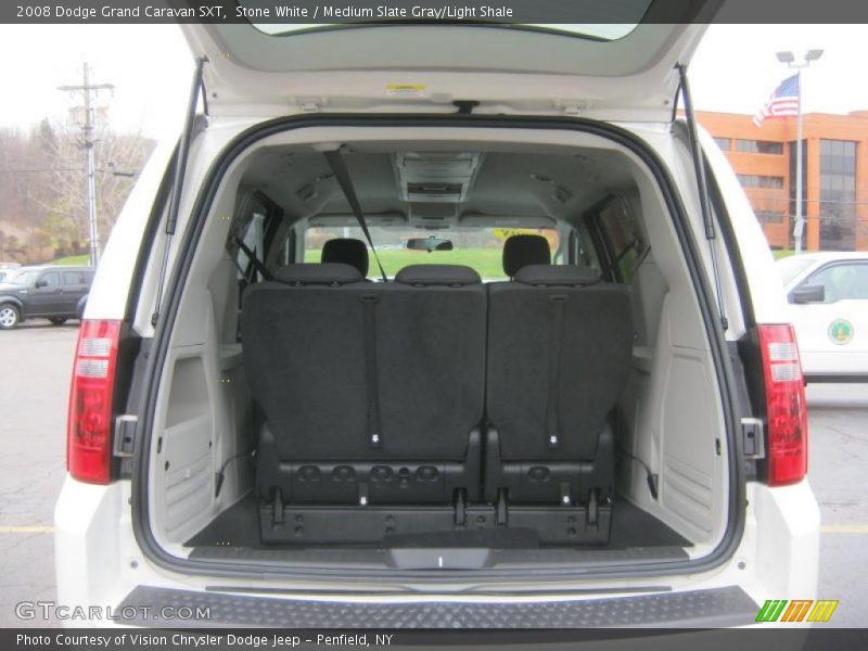 Stone White / Medium Slate Gray/Light Shale 2008 Dodge Grand Caravan SXT