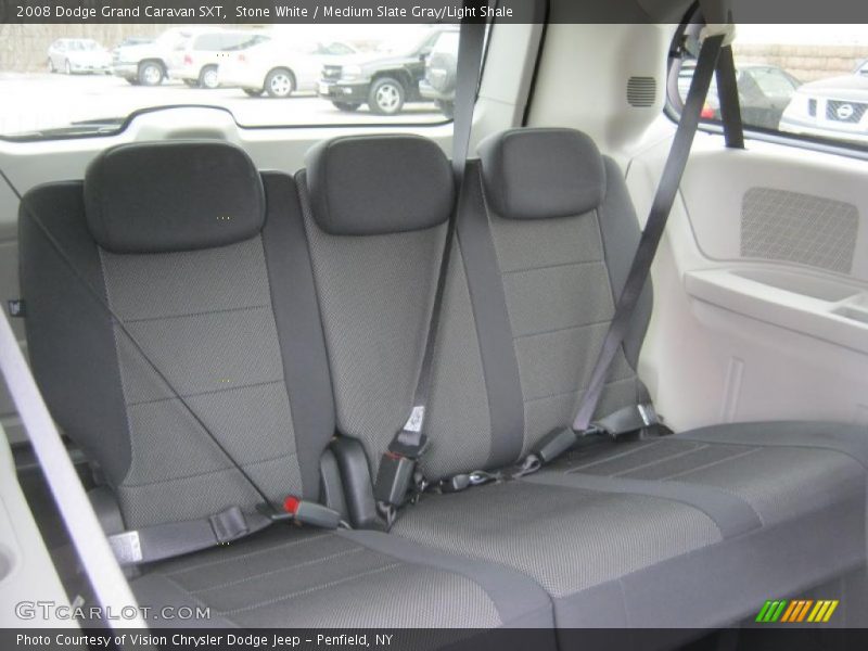 Stone White / Medium Slate Gray/Light Shale 2008 Dodge Grand Caravan SXT