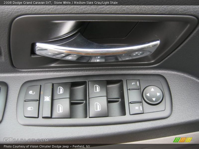 Stone White / Medium Slate Gray/Light Shale 2008 Dodge Grand Caravan SXT