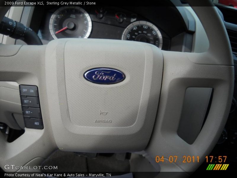 Sterling Grey Metallic / Stone 2009 Ford Escape XLS