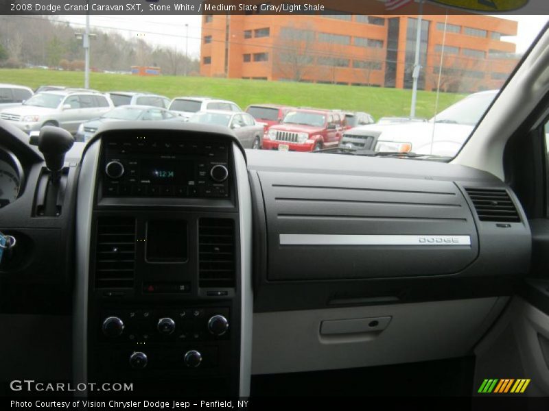 Stone White / Medium Slate Gray/Light Shale 2008 Dodge Grand Caravan SXT