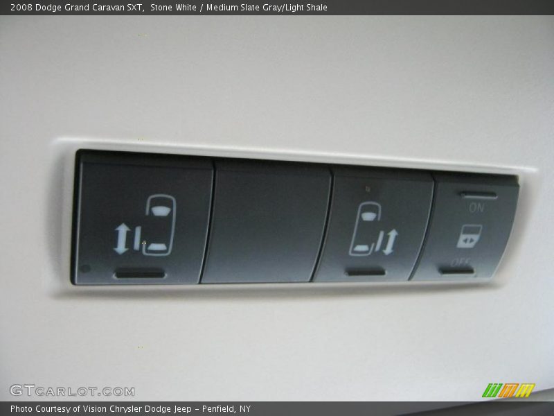 Stone White / Medium Slate Gray/Light Shale 2008 Dodge Grand Caravan SXT
