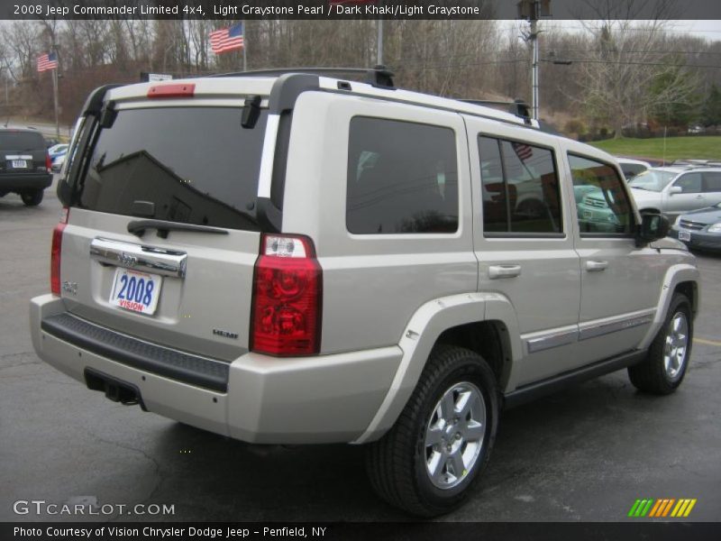 Light Graystone Pearl / Dark Khaki/Light Graystone 2008 Jeep Commander Limited 4x4